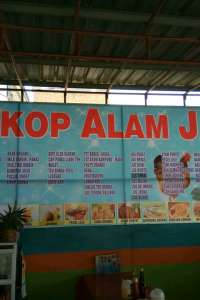 menu 0 Warkop Alam Jaya 09