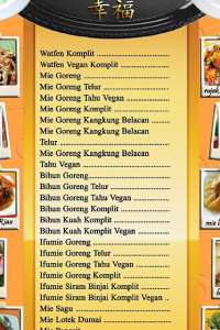 menu 2 Xingfu Vegetarian