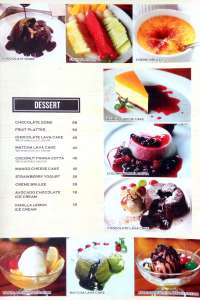 menu 4 District 10 Restaurant & Bar