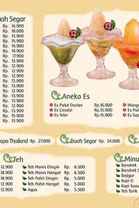 menu 4 Istana Koki Restaurant & Grand Ballroom