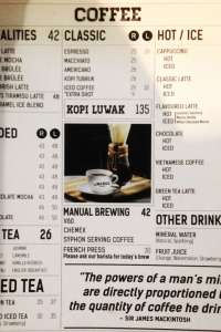 menu 4 Liberica Coffee