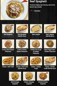 menu 1 Pizza Hut Gajah Mada