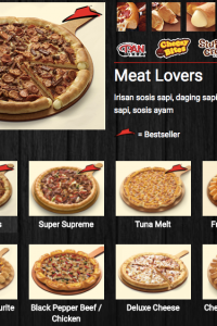 menu 0 Pizza Hut Krakatau