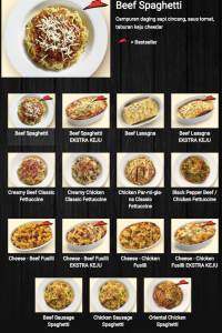 menu 1 Pizza Hut Krakatau