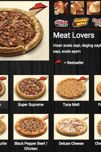 menu 0 Pizza Hut SM Raja