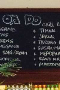 menu 0 RM Ondo Grill Batak