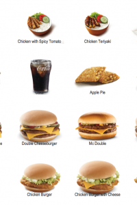 menu 0 McDonalds SM Raja