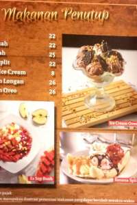 menu 6 Vinta Cafe