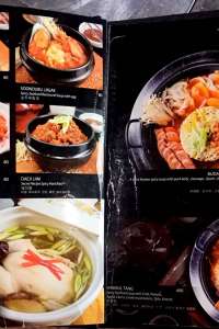 menu 4 Kimchi Table and Bar