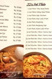 menu 1 Jo Famous Centre Point