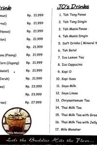 menu 4 Jo Famous Sun Plaza