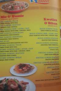 menu 1 YY Mie Pansit - Mie Awai Lama
