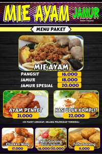 menu 0 Mie Ayam Jamur Brimob