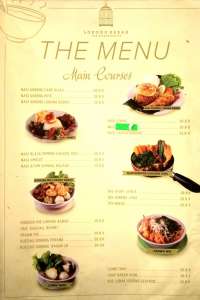 menu 0 Lorong Babah