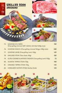 menu 9 Soho Capital Medan