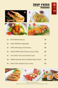 menu 10 Soho Capital Medan