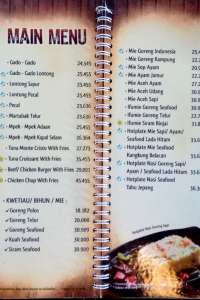 menu 4 Coffee Box Sun Plaza