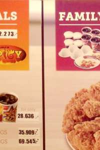 menu 0 Texas Chicken Thamrin Plaza