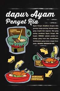 menu 5 Ayam Penyet Ria Karya