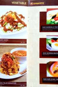 menu 5 D Penyetz Suzuya Marelan