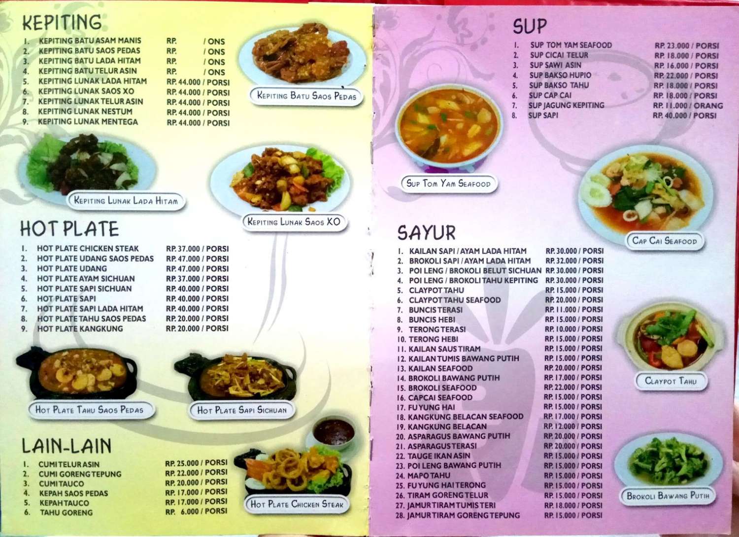 Wajir Seafood Menu Medan Crazfood.