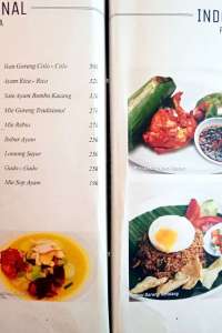 menu 5 STRAITS9 Authentic Peranakan Cuisine Brastagi