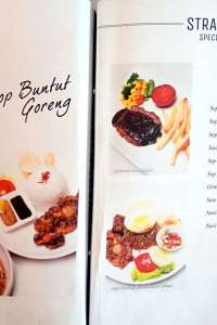 menu 6 STRAITS9 Authentic Peranakan Cuisine Brastagi