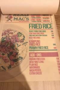 menu 0 Healy Macs Irish Bar & Restaurant
