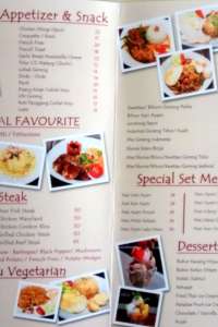 menu 0 Cafe Inn